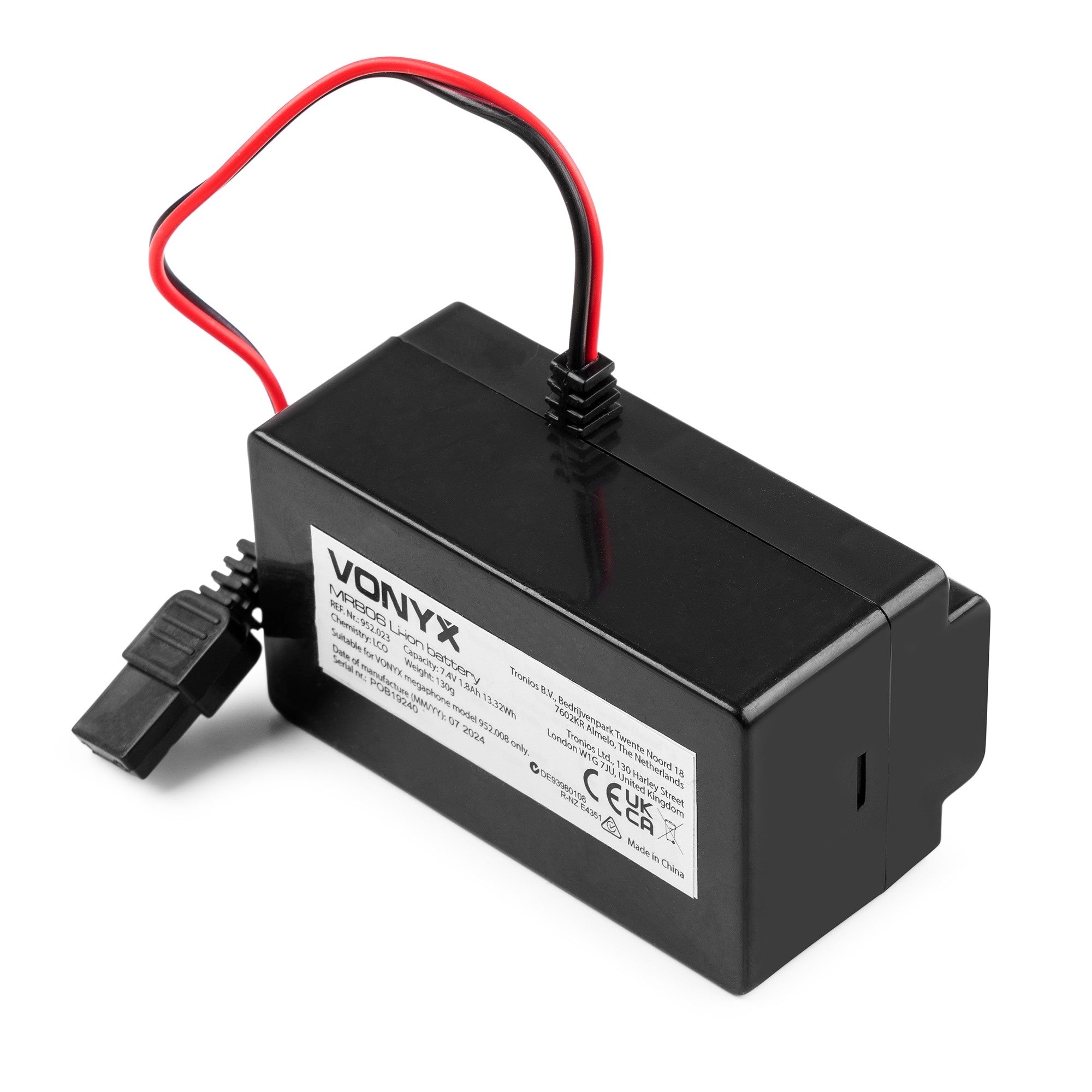 Vonyx MRB06 - Paquete de baterías de iones de litio de 7,4 V - Tempo Shop