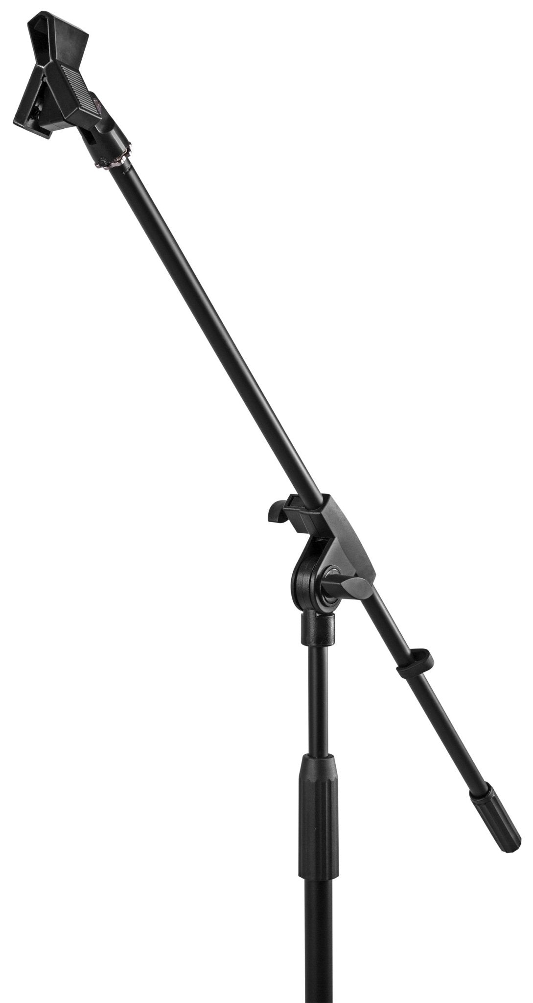 Vonyx MS10 - Pie de micrófono con pértiga, altura 1.6m, negro - Tempo Shop