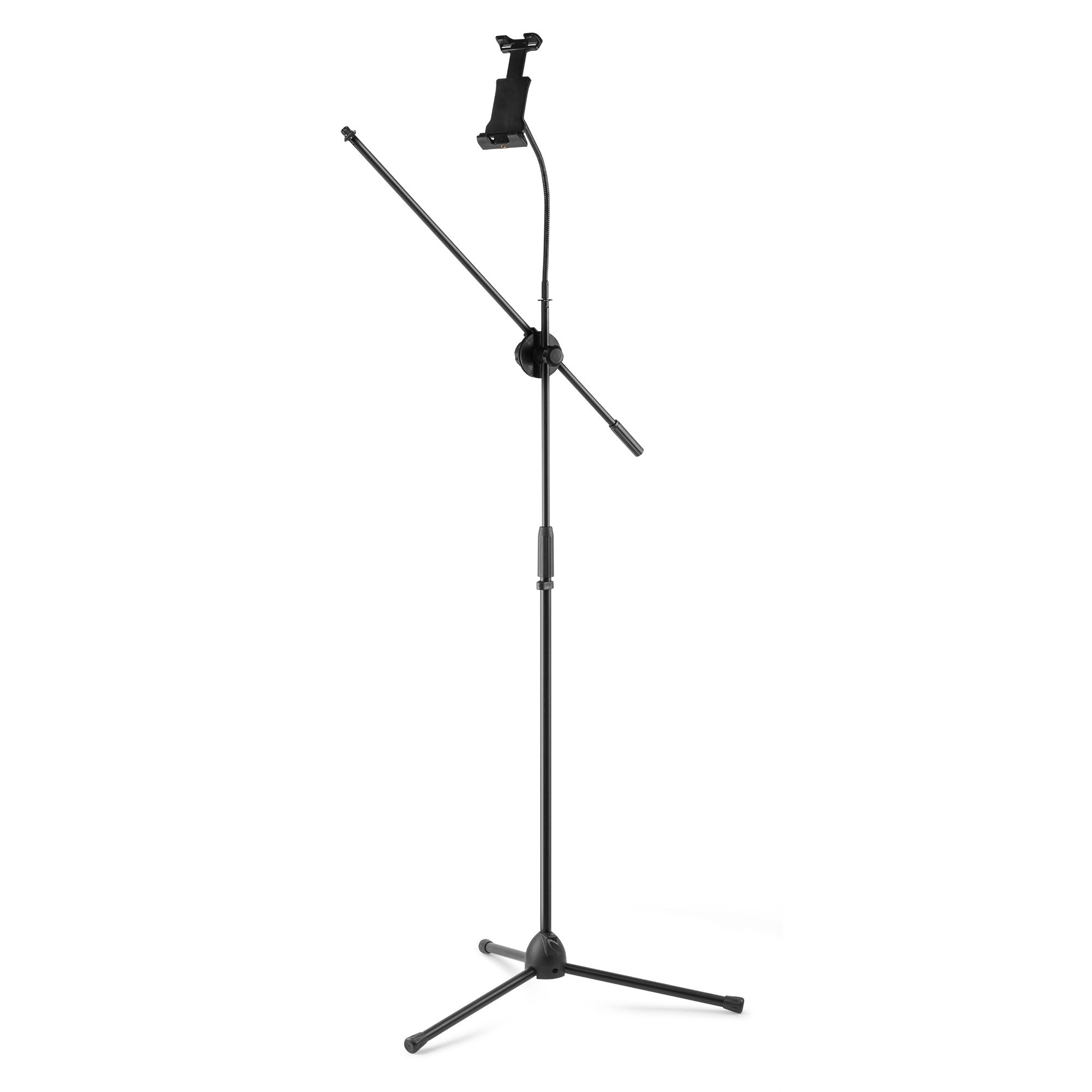 Vonyx MS10TH - Soporte de micrófono plegable con brazo y soporte para tableta - Tempo Shop