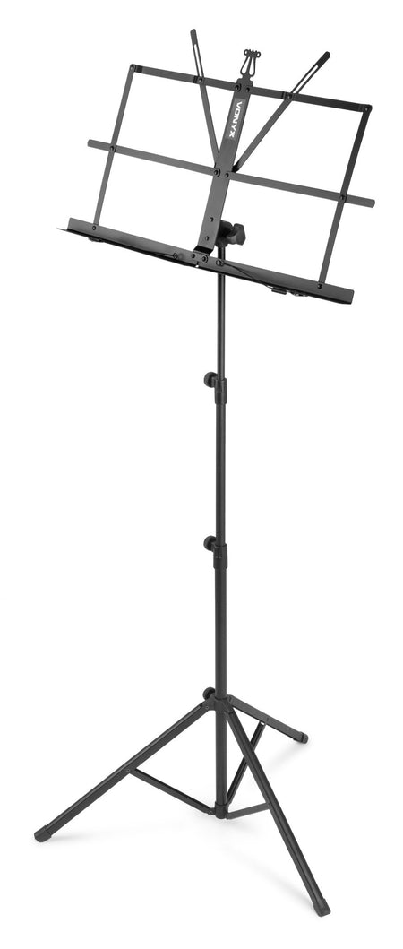 Vonyx MSS02 - Soporte de partituras plegable negro - Tempo Shop
