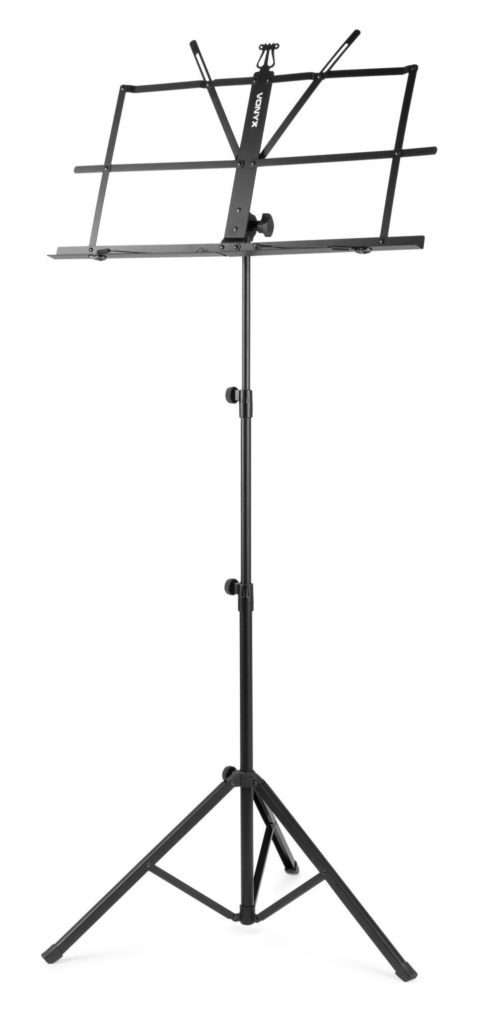 Vonyx MSS02 - Soporte de partituras plegable negro - Tempo Shop