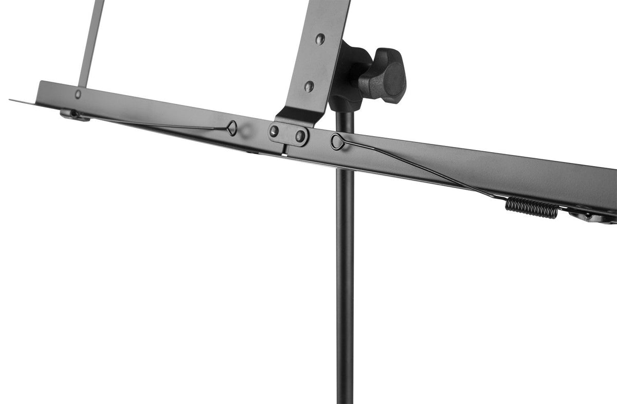 Vonyx MSS02 - Soporte de partituras plegable negro - Tempo Shop