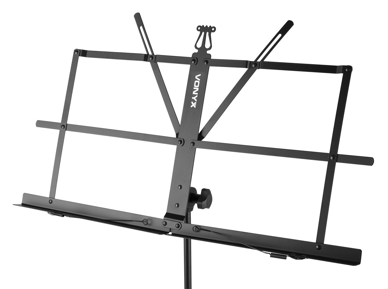 Vonyx MSS02 - Soporte de partituras plegable negro - Tempo Shop