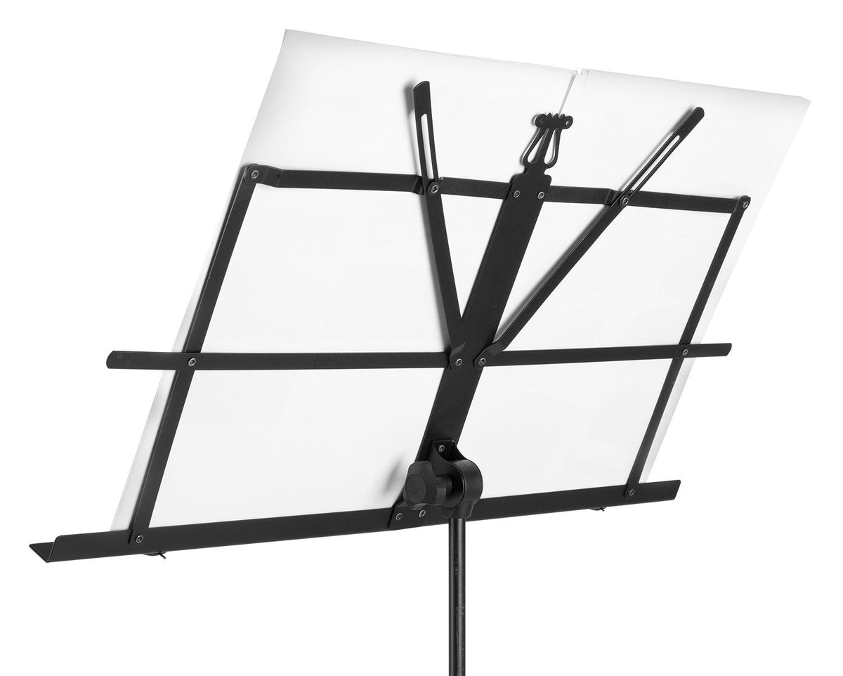 Vonyx MSS02 - Soporte de partituras plegable negro - Tempo Shop