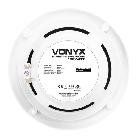 Vonyx MSV65 - Juego de altavoces marinos de 6.5 " - Tempo Shop