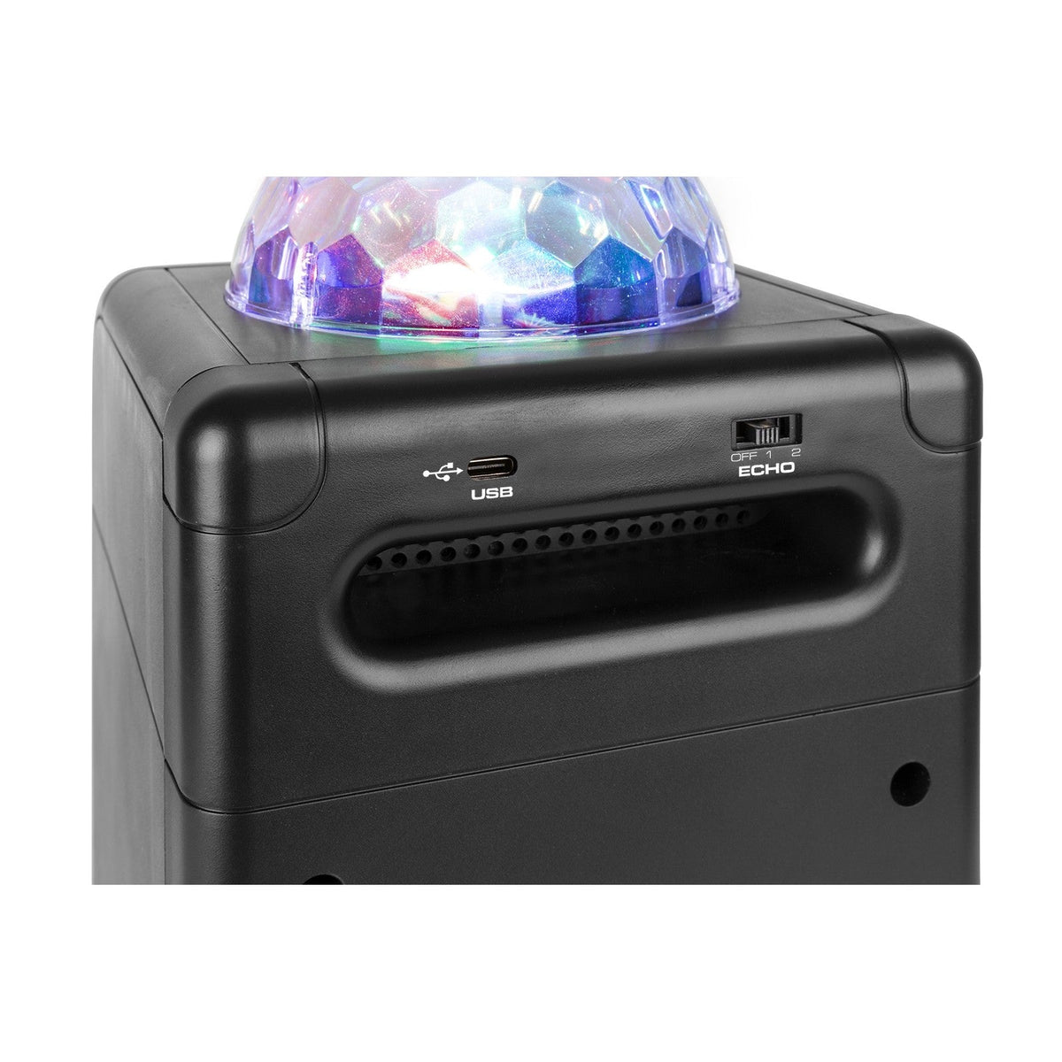 Vonyx SBS50B BT - Bafle Karaoke negro con bola LED - Tempo Shop