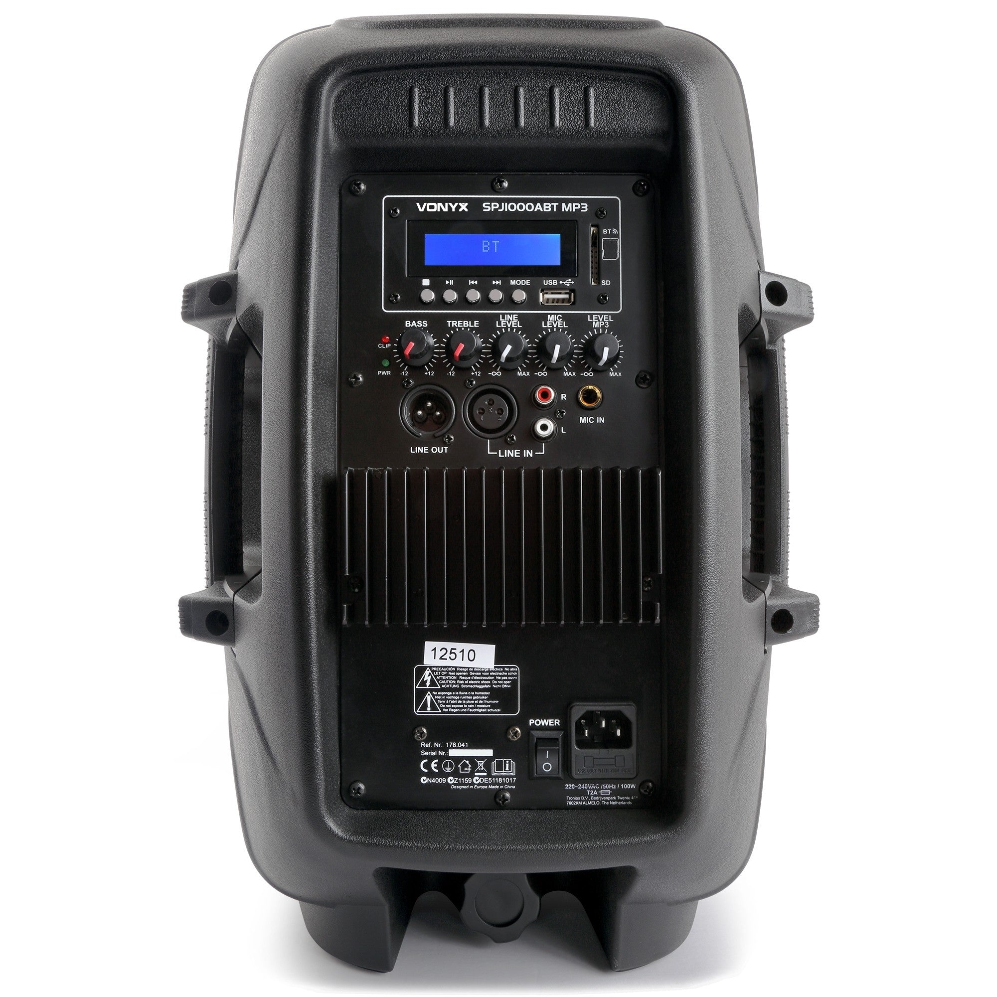 Vonyx SPJ - 1000ABT - MP3 Bafle Activo Hi - End BT 10" 400W - Tempo Shop