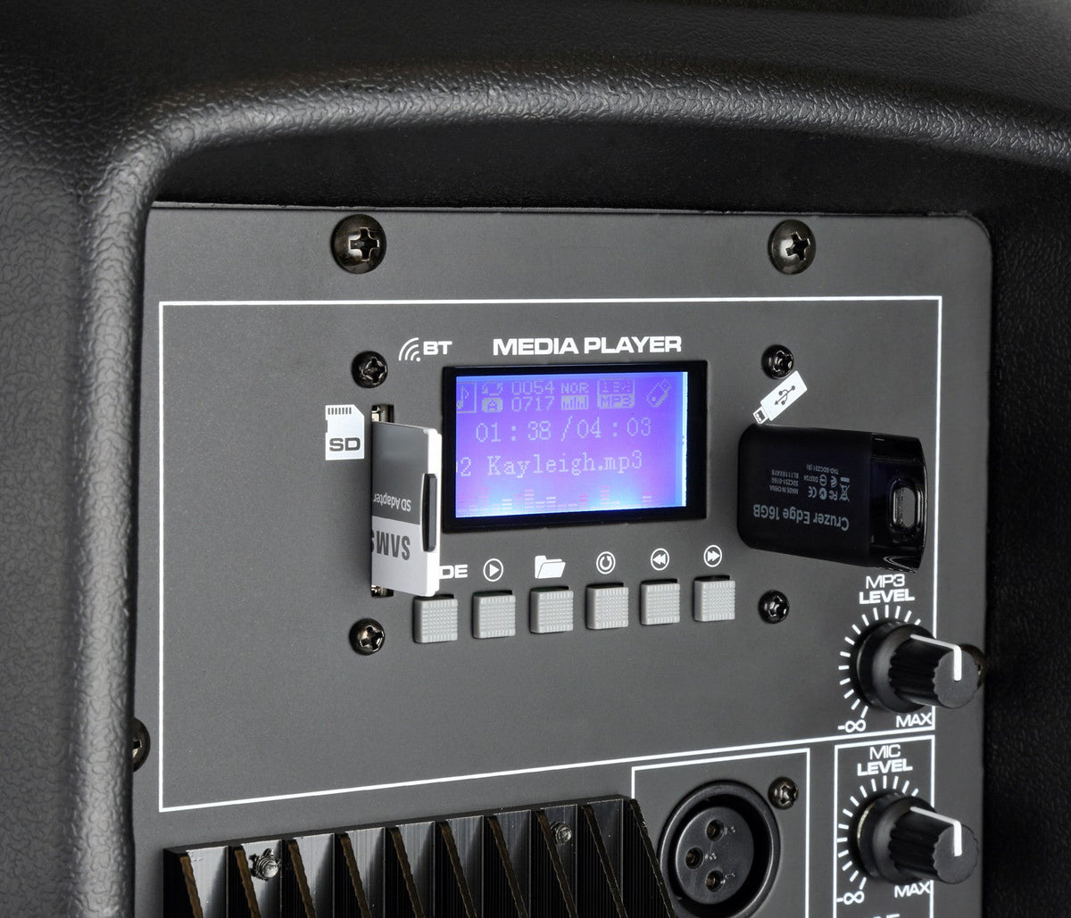 Vonyx SPJ - 1200ABT - MP3 Bafle Activo Hi - End BT 12" 600W - Tempo Shop