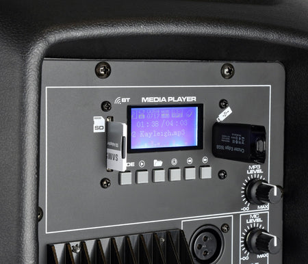 Vonyx SPJ - 1200ABT - MP3 Bafle Activo Hi - End BT 12" 600W - Tempo Shop