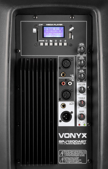 Vonyx SPJ - 1200ABT - MP3 Bafle Activo Hi - End BT 12" 600W - Tempo Shop
