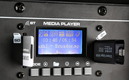 Vonyx SPJ - 1500ABT - MP3 Bafle Activo Hi - End BT 15" 800W - Tempo Shop