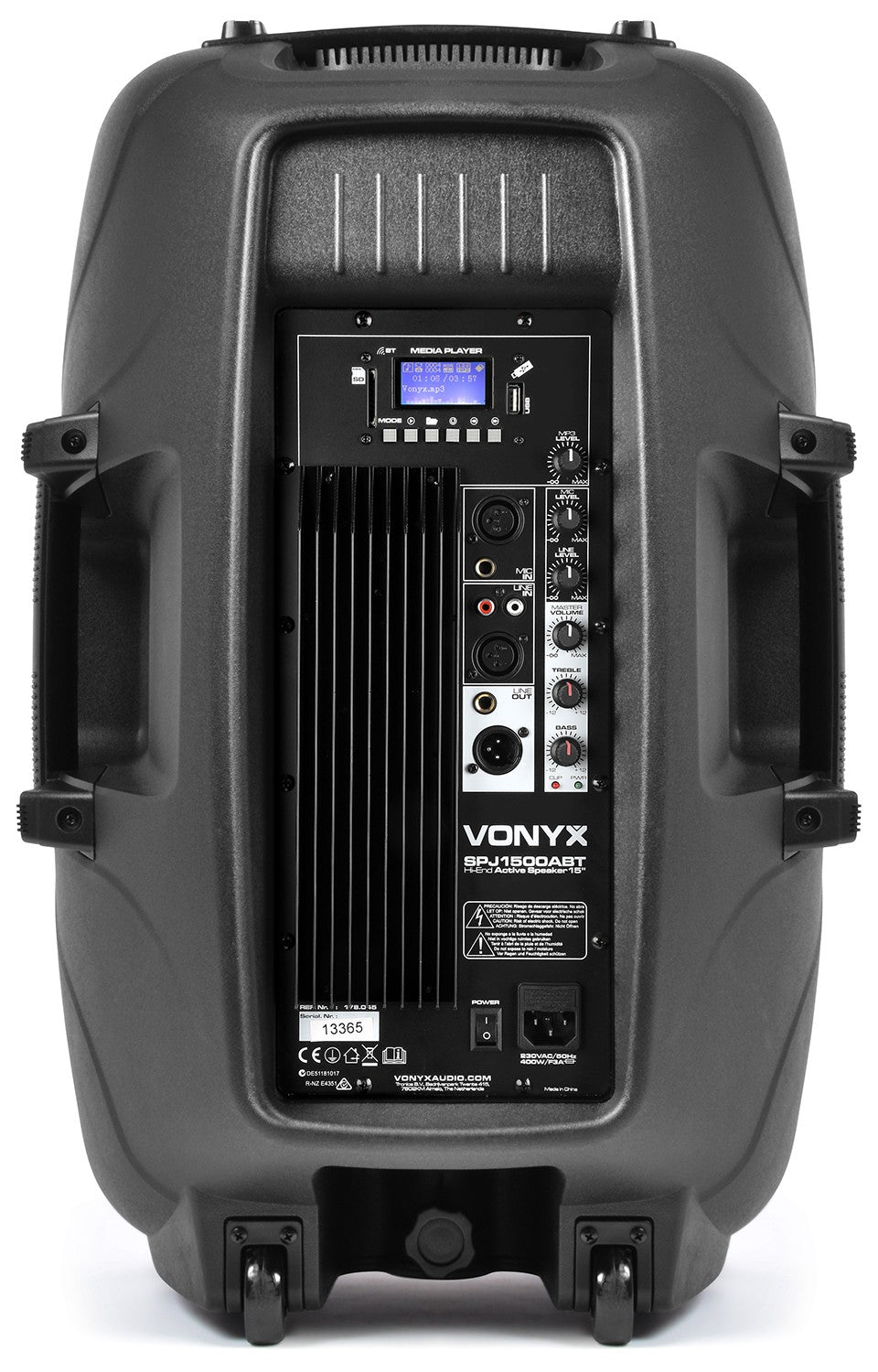 Vonyx SPJ - 1500ABT - MP3 Bafle Activo Hi - End BT 15" 800W - Tempo Shop