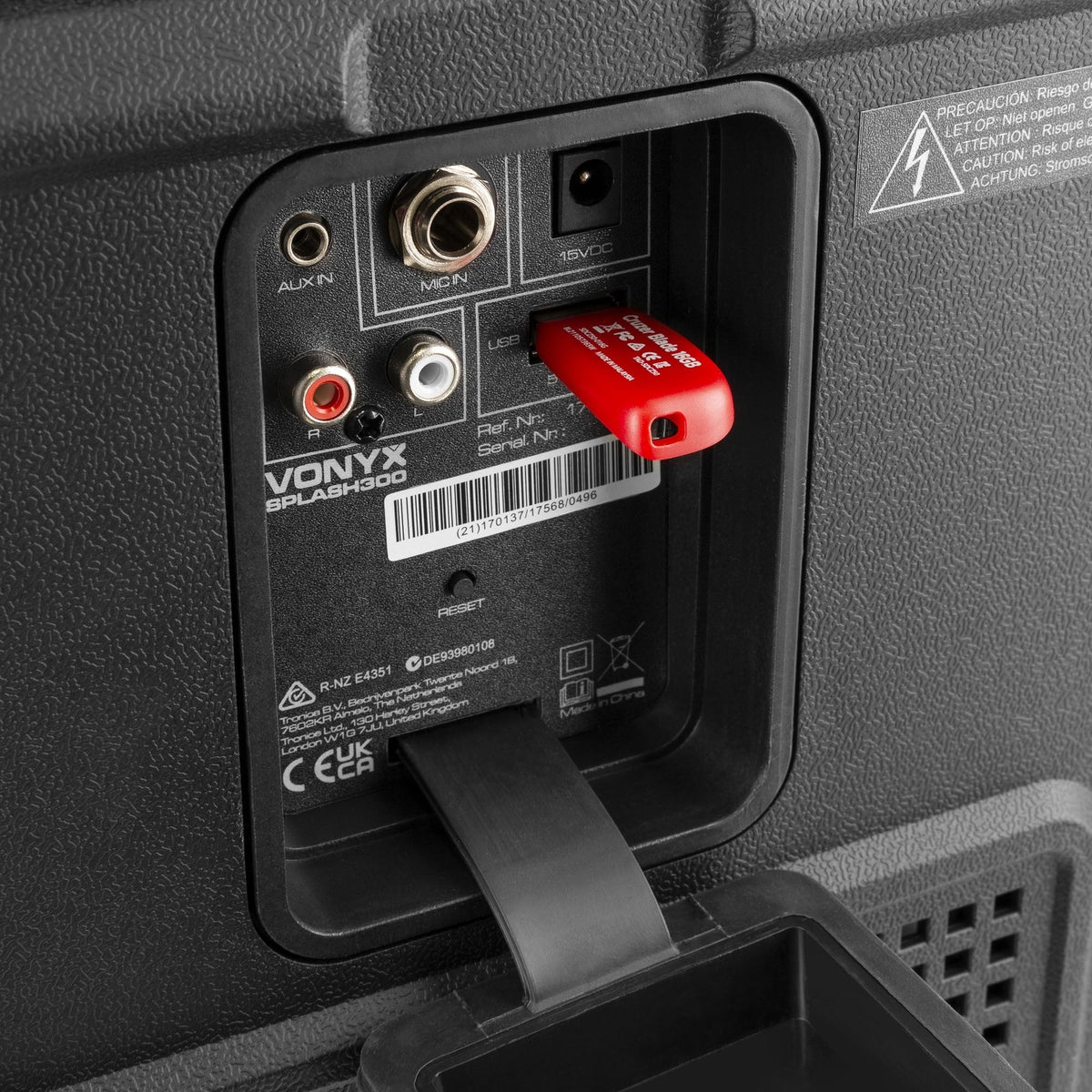 Vonyx SPLASH300 - Sistema portátil de sonido resistente a la intemperie - Tempo Shop