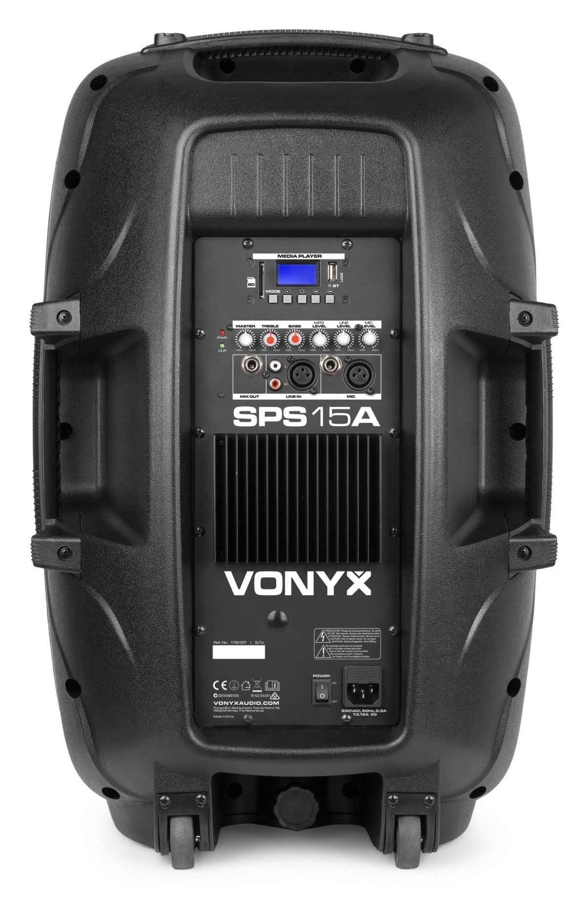 Vonyx SPS15A - Kit de altavoz 15” active con Mp3 y trípode - Tempo Shop