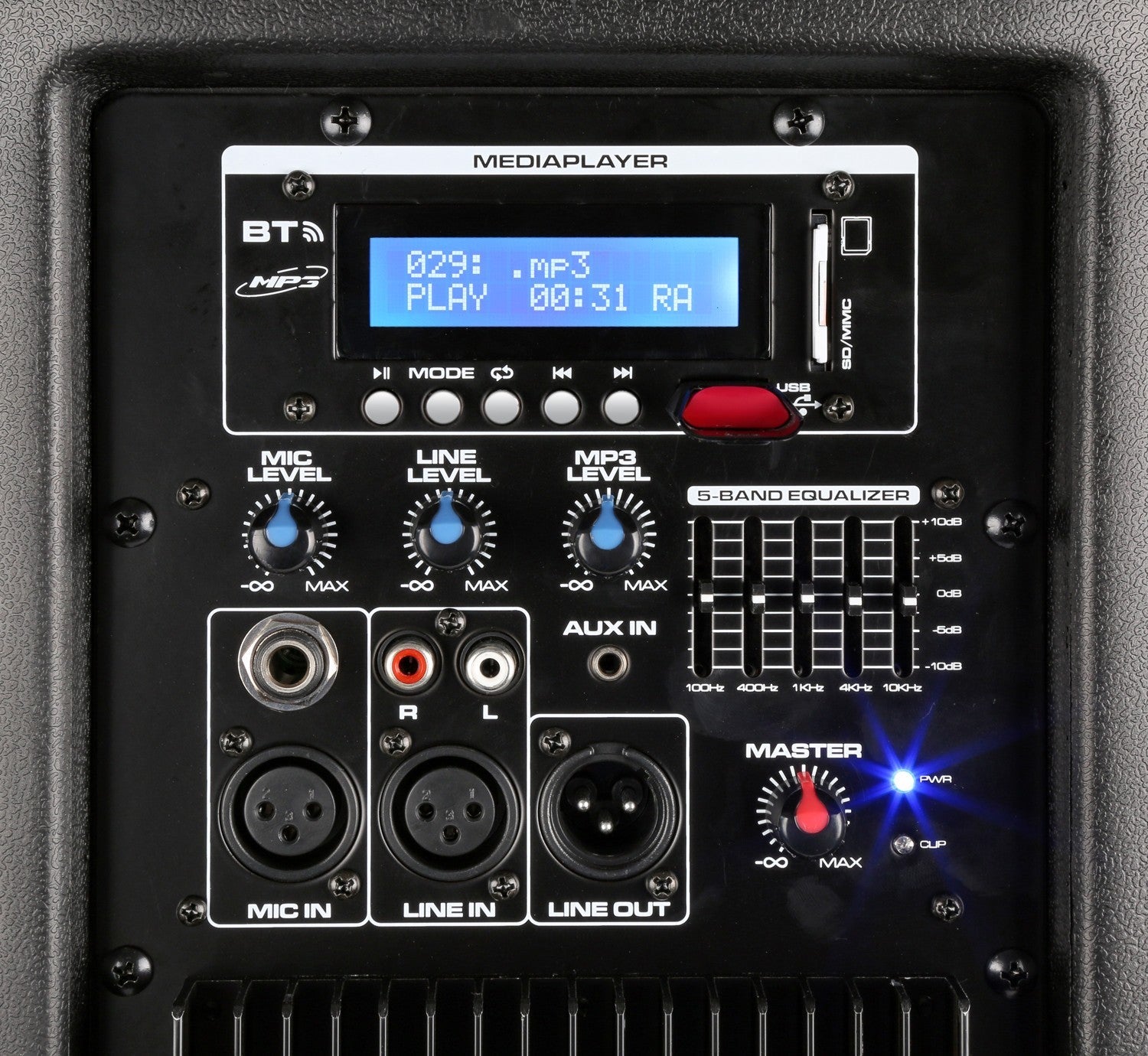 Vonyx SPX - PA9210 - Sistema Portátil de Sonido ABS 2x10" - Tempo Shop