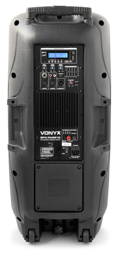 Vonyx SPX - PA9210 - Sistema Portátil de Sonido ABS 2x10" - Tempo Shop