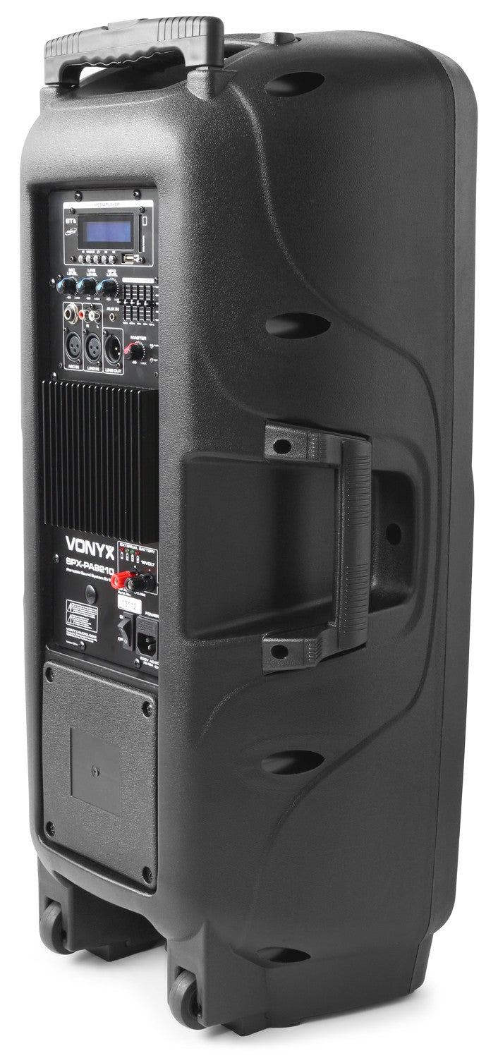 Vonyx SPX - PA9210 - Sistema Portátil de Sonido ABS 2x10" - Tempo Shop