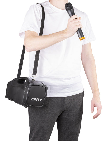 Vonyx ST014 - Megáfono con micro inalámbrico y batería UHF - Tempo Shop