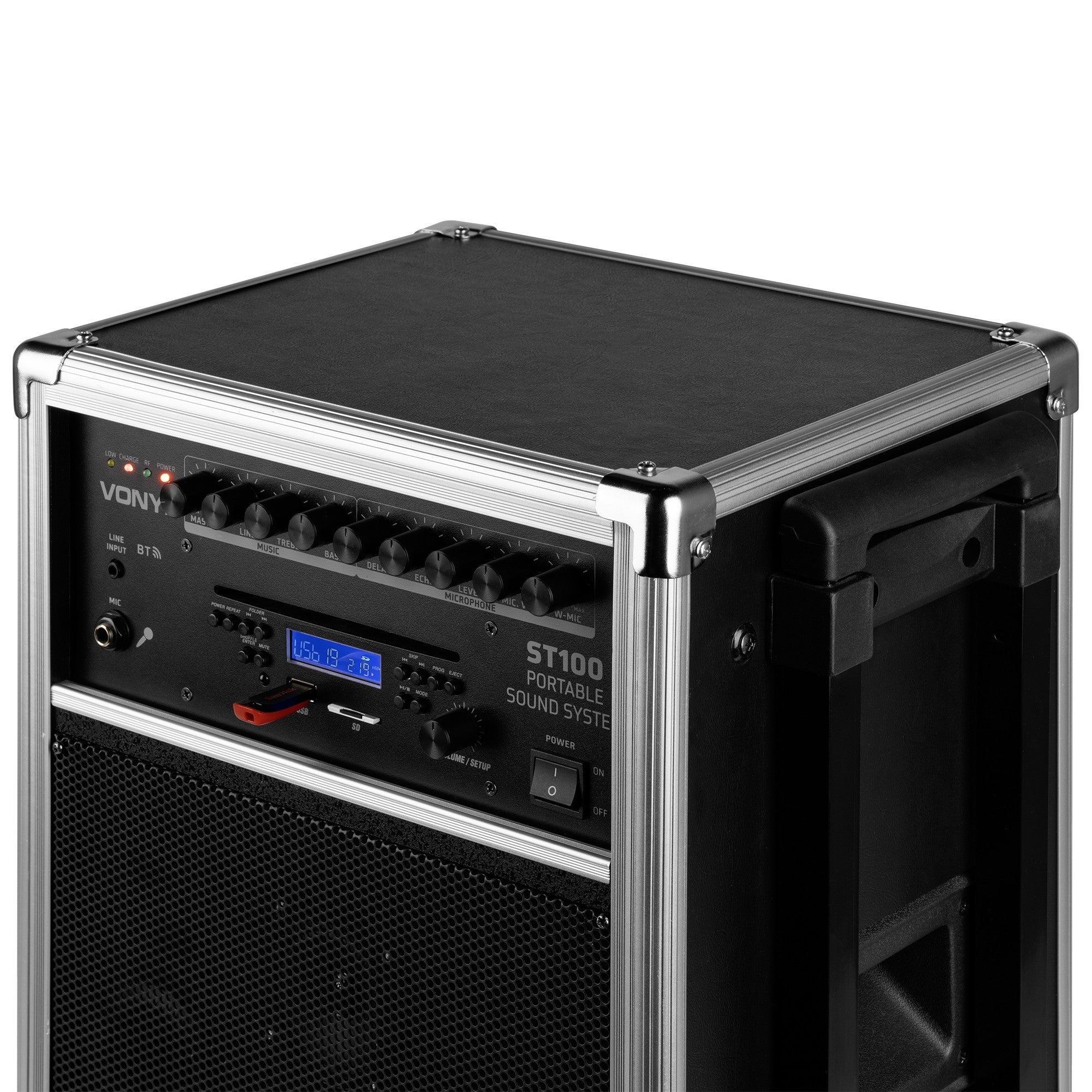 Vonyx ST100 MK2 - Sistema Portatil 8" BT/CD/MP3/UHF - Tempo Shop