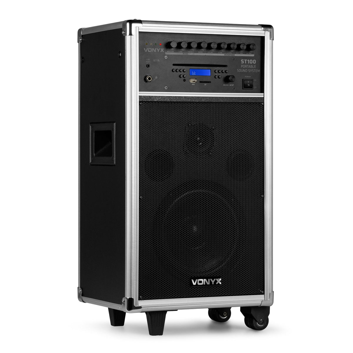 Vonyx ST100 MK2 - Sistema Portatil 8" BT/CD/MP3/UHF - Tempo Shop