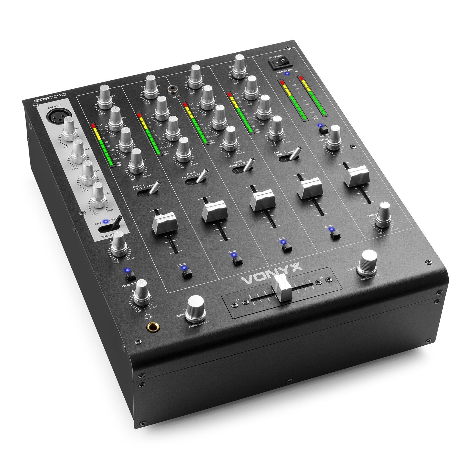 Vonyx STM - 7010 - Mezclador 4 canales DJ USB - Tempo Shop