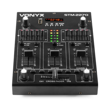 Vonyx STM2270 - Mezclador de 4 Canales con Efectos USB/MP3/BT - Tempo Shop