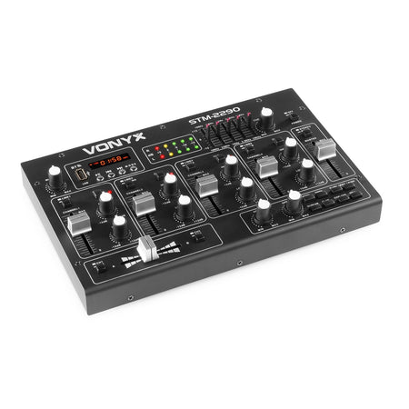 Vonyx STM2290 - Mezclador de 6 Canales con Efectos USB/MP3/BT - Tempo Shop