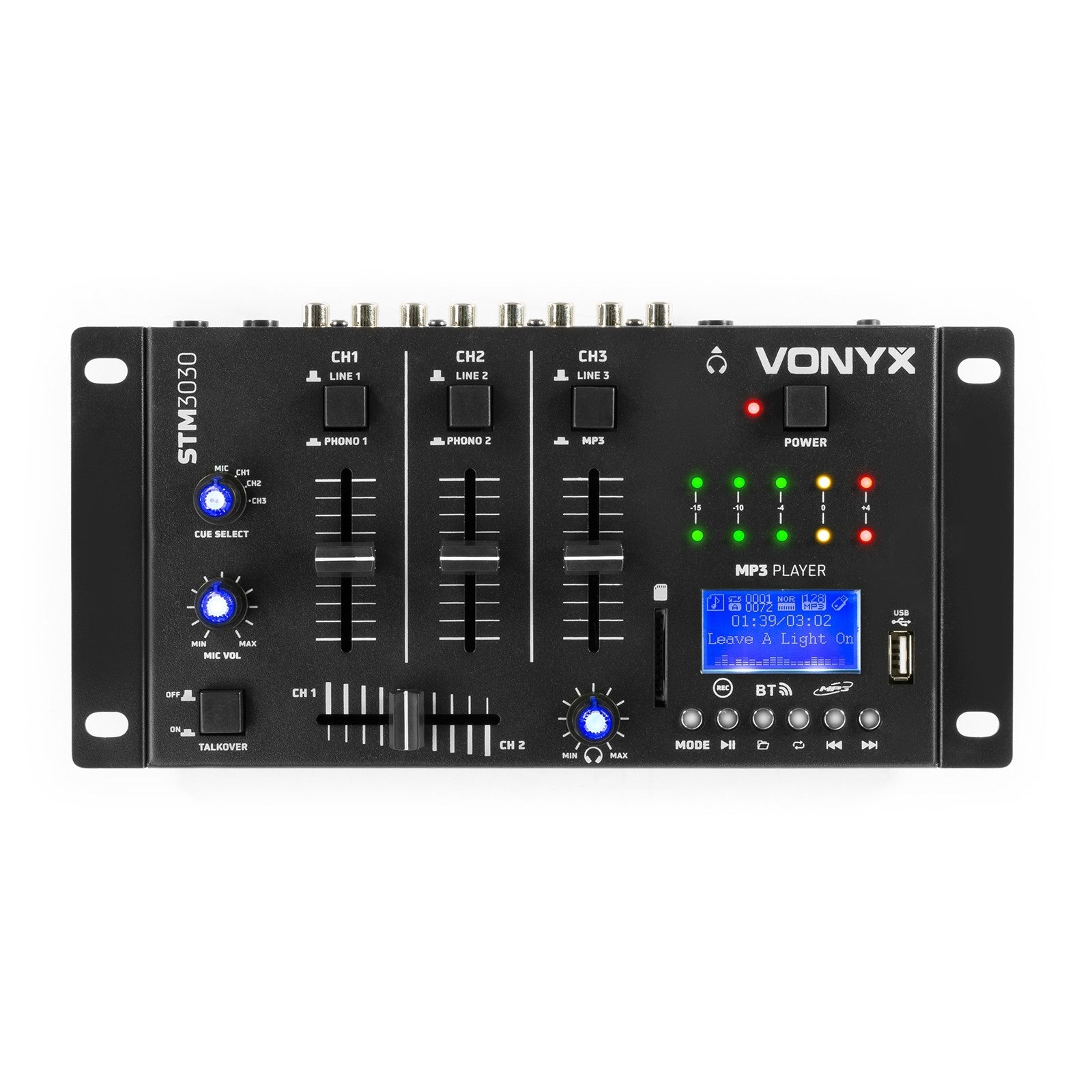 Vonyx STM3030 - Mezclador 6 canales USB/MP3/BT/REC - Tempo Shop