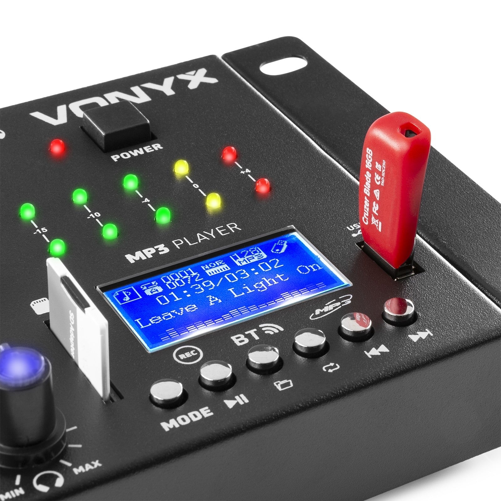Vonyx STM3030 - Mezclador 6 canales USB/MP3/BT/REC - Tempo Shop