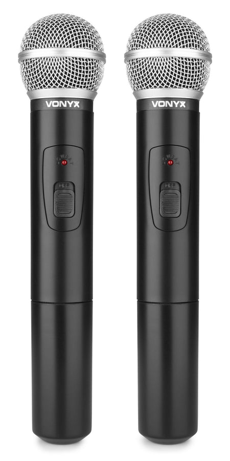 Vonyx STWM712 - Micrófono VHF 2 canales diversity - Tempo Shop