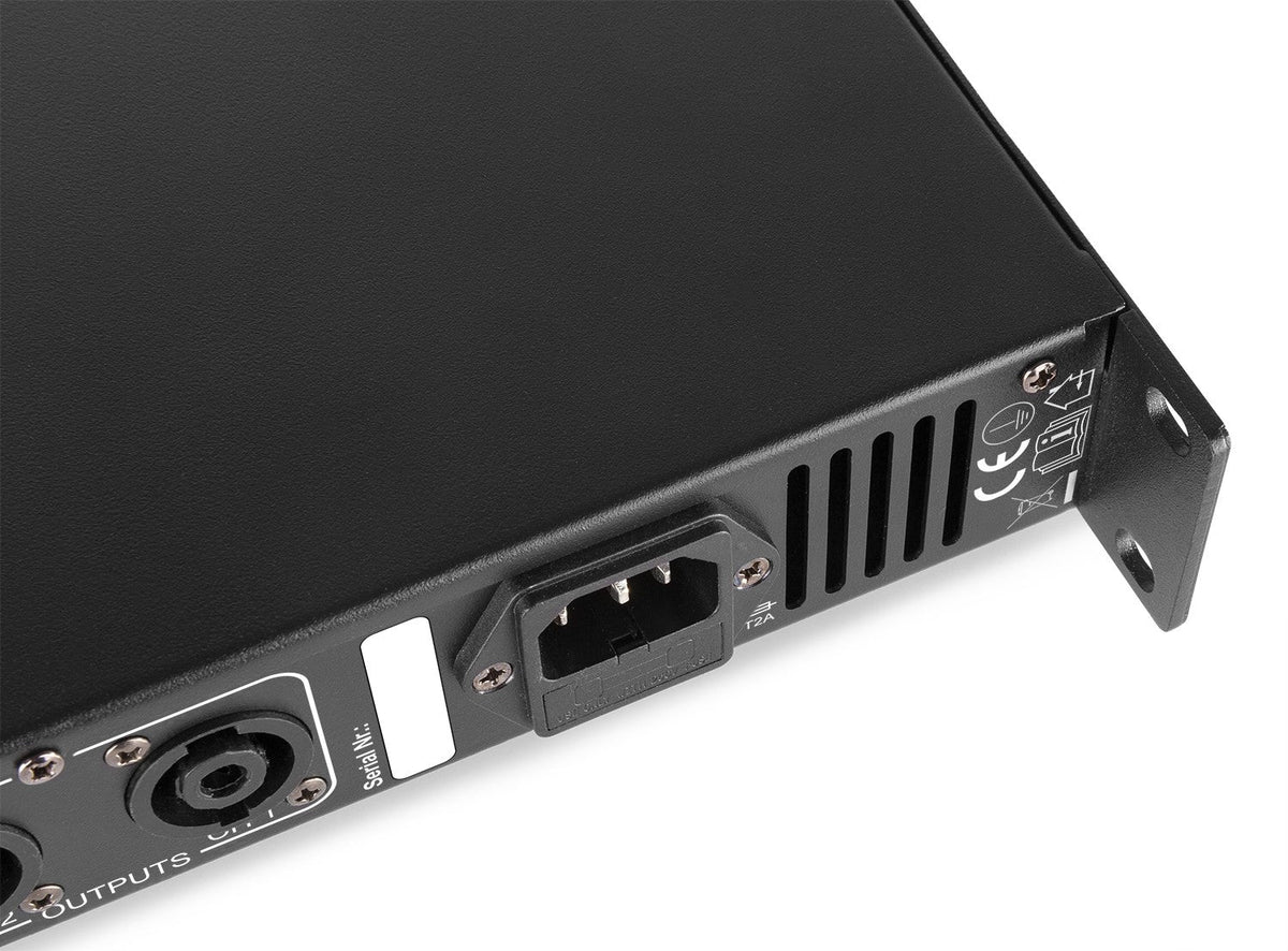 Vonyx VDA1000 - Amplificador PA 1U 2x 500W - Tempo Shop