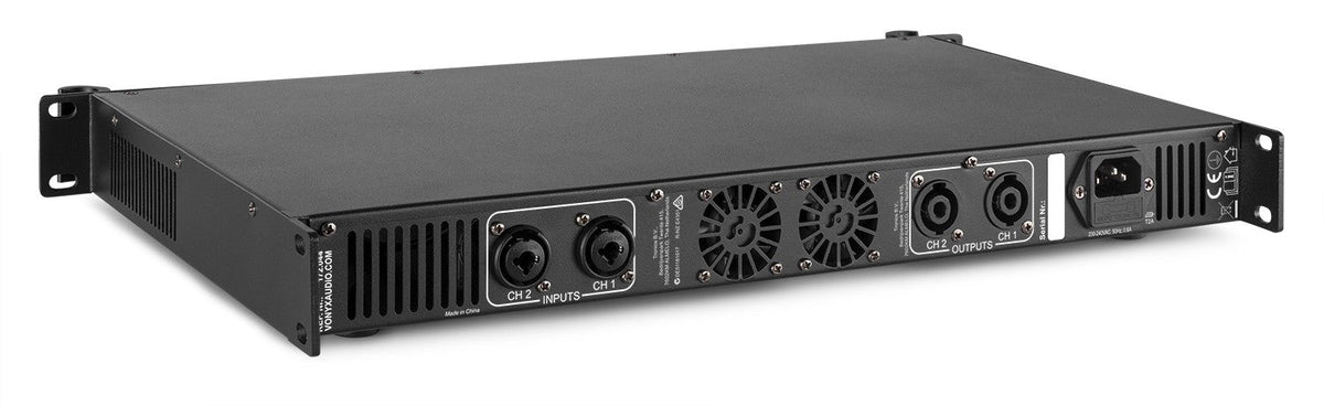 Vonyx VDA500 - Amplificador PA 1U 2x 250W - Tempo Shop