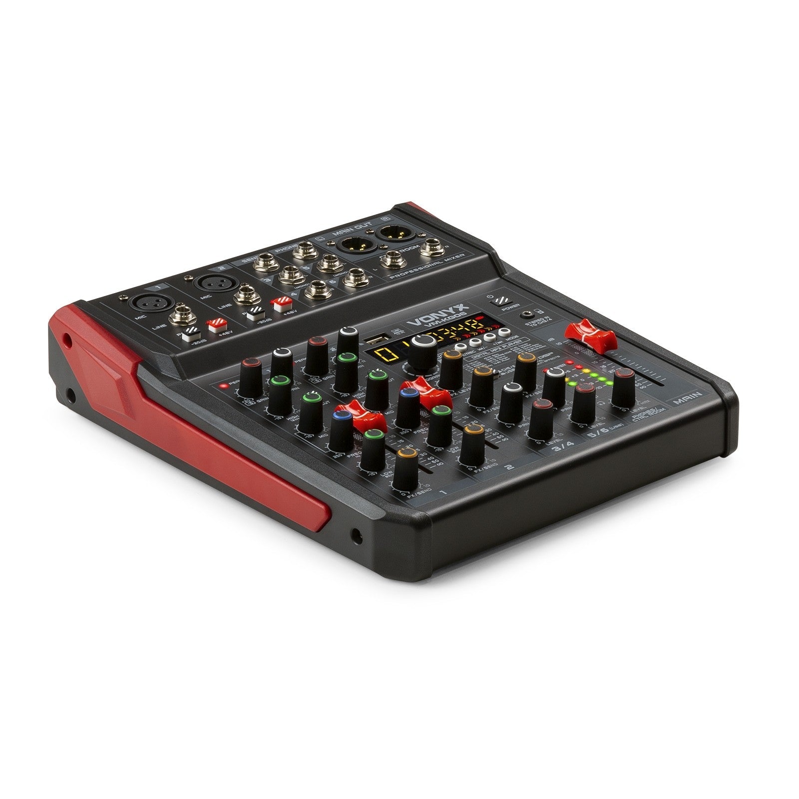 Vonyx VM - KG06 - Mezclador para música 6 canales BT/DSP/USB grabación - Tempo Shop