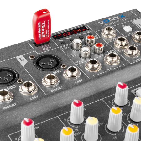 Vonyx VMM - F701 - Mezclador directo 7 canales - Tempo Shop