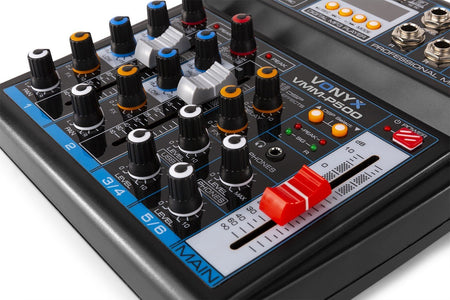 Vonyx VMM - P500 - Mezclador Directo 4 Canales con DSP, USB y reproductor MP3/BT - Tempo Shop