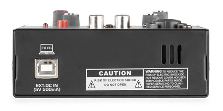 Vonyx VMM201 - Mezclador 2 canales con USB Audio Interface - Tempo Shop