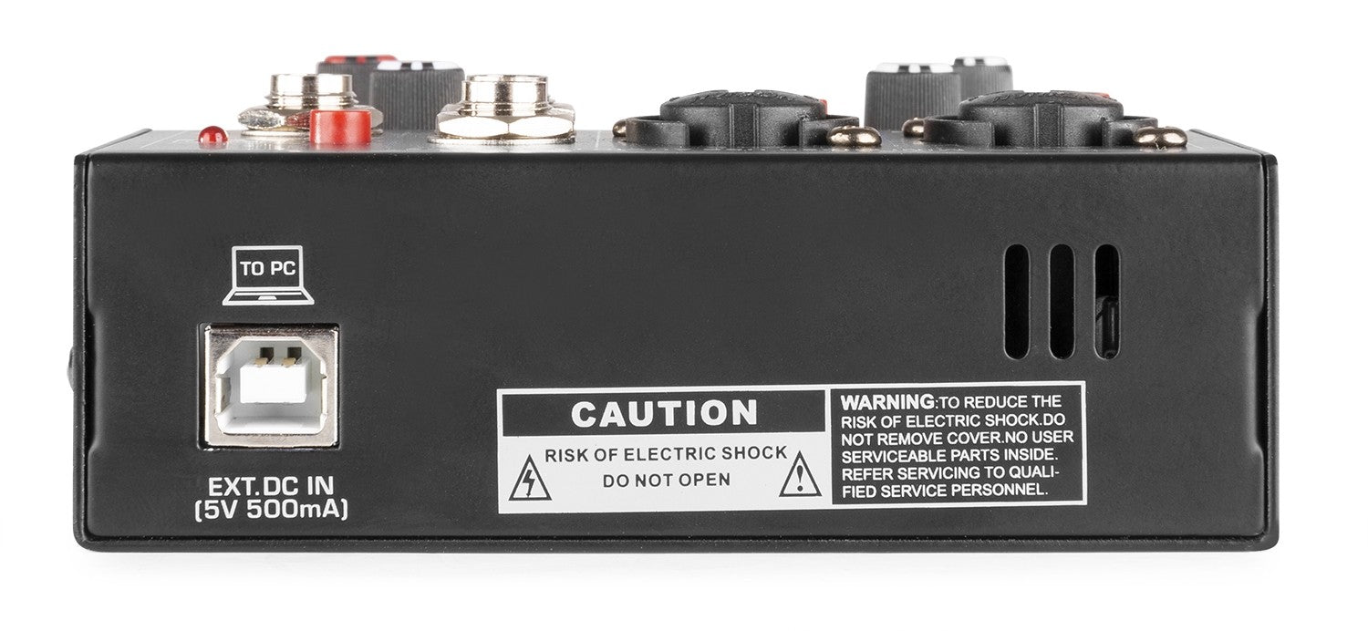 Vonyx VMM301 - Mezclador 3 canales con USB Audio Interface - Tempo Shop