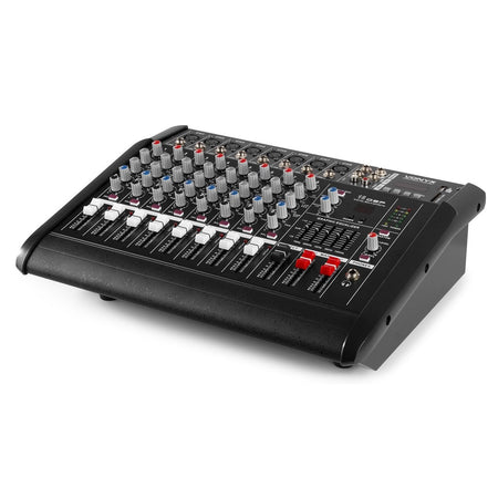 Vonyx AM8A - Mezclador de 8 canales con amplificador DSP/BT/SD/USB/MP3 - Tempo Shop