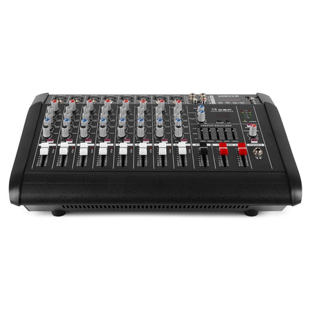 Vonyx AM8A - Mezclador de 8 canales con amplificador DSP/BT/SD/USB/MP3 - Tempo Shop