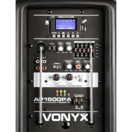 Vonyx AP1500PA - Bafle Portátil 15" - Tempo Shop