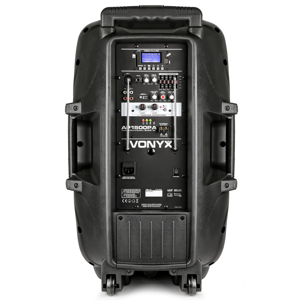 Vonyx AP1500PA - Bafle Portátil 15" - Tempo Shop