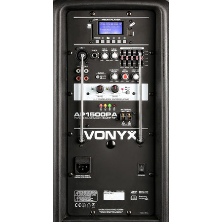 Vonyx AP1500PA - Bafle Portátil 15" - Tempo Shop