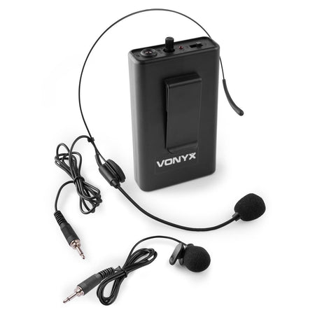 Vonyx BP10 - Petaca con micro de cabeza 863.1 MHz - Tempo Shop