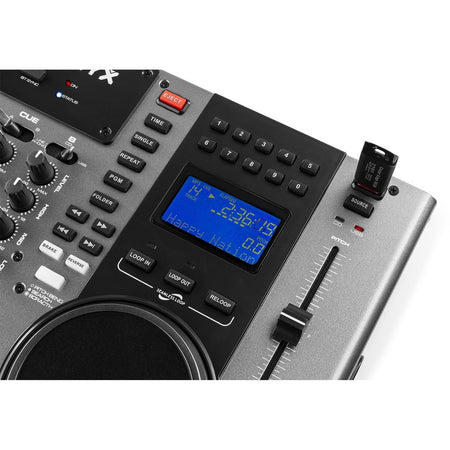 Vonyx CDJ450 - Doble reproductor mezclador sobremesa CD/MP3/USB con BT - Tempo Shop