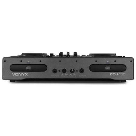 Vonyx CDJ450 - Doble reproductor mezclador sobremesa CD/MP3/USB con BT - Tempo Shop