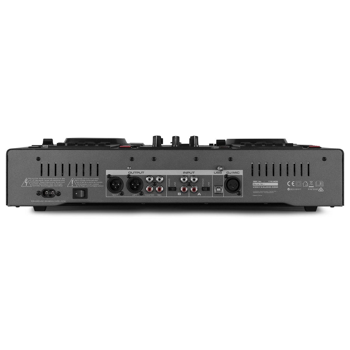 Vonyx CDJ450 - Doble reproductor mezclador sobremesa CD/MP3/USB con BT - Tempo Shop