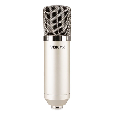 Vonyx CM400 - Micrófono de estudio de condensador plata - Tempo Shop