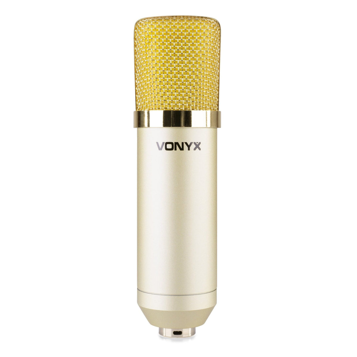 Vonyx CM400C - Micrófono de estudio de condensador Champán - Tempo Shop