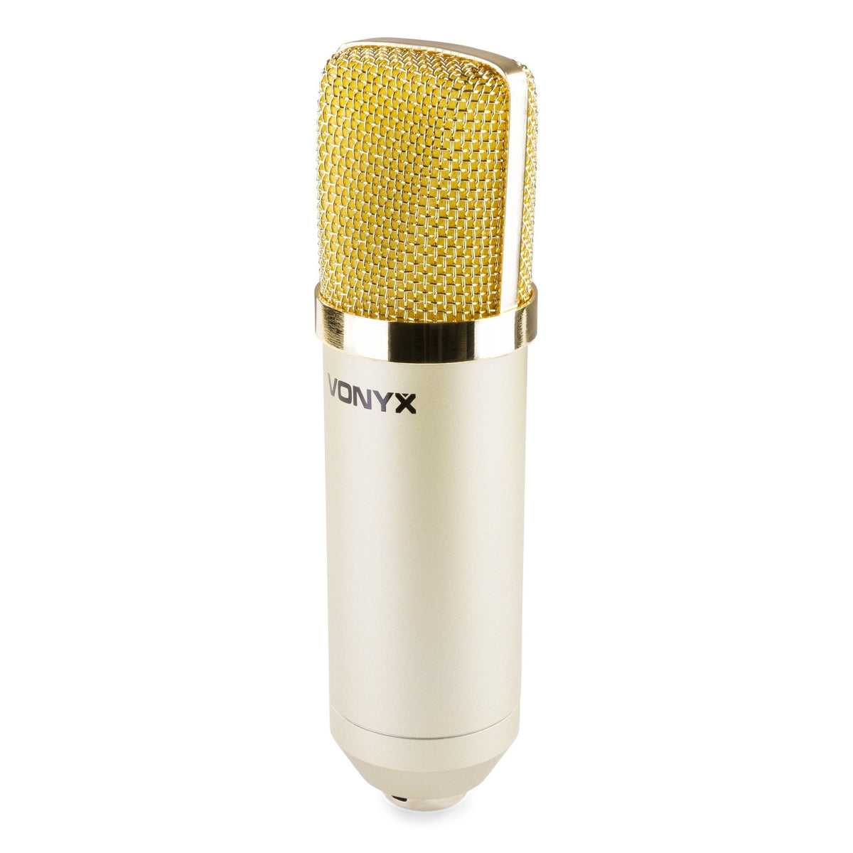 Vonyx CM400C - Micrófono de estudio de condensador Champán - Tempo Shop
