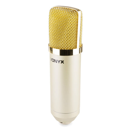 Vonyx CM400C - Micrófono de estudio de condensador Champán - Tempo Shop